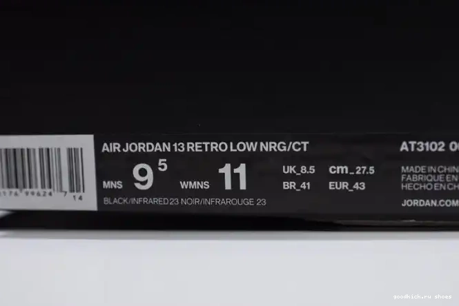 Cheap Infrared Black Low 13 Air Jordan x AT3102-006 Clot 0623